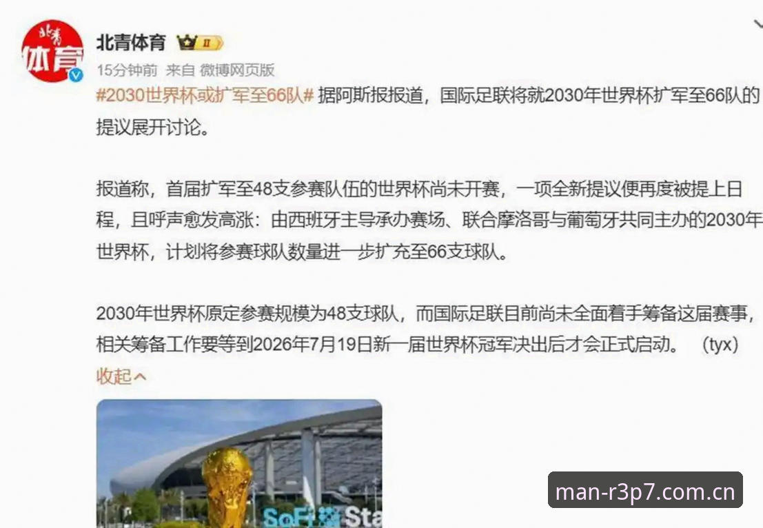 2030年世界杯扩军至66队全面解析：中国男足迎来历史性机遇，万博体育老用户登录安全吗？